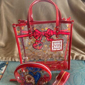 BRIGHTON  CELEBRATE VIP TOTE AND POUCH